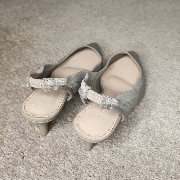 ]FRENCH CONNECTION Size 6 Viva Slingback Heels Taupe - Picture 3 of 7